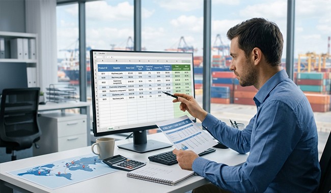 Widq168138148 Import Fee Calculator For B2b Landed Cost And Roi Evaluation